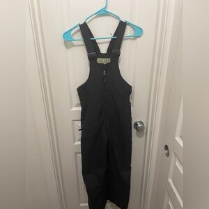 Exposure Project Kids Size Small Black Snow Pants Overalls
